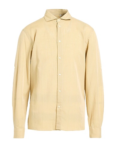 LIU •JO MAN Camicia a righe Sabbia 57% Lyocell, 22% Lino, 21% Cotone