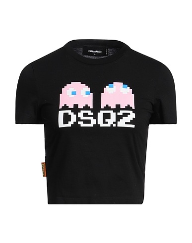 DSQUARED2 Ｔシャツ ブラック コットン 100%