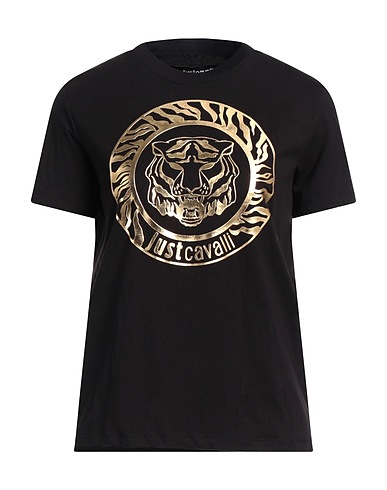 JUST CAVALLI T-shirt Black 100% Cotton