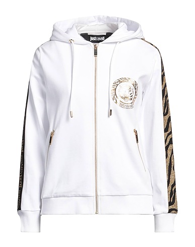 JUST CAVALLI Felpa Bianco 100% Cotone, Elastan