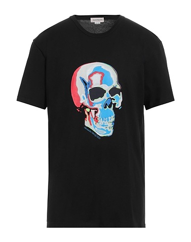 MCQUEEN T-shirt Nero 100% Cotone