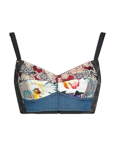 DOLCE&GABBANA Top Black 35% Polyester, 29% Polyamide, 22% Cotton, 13% Other Fibres, 1% Silk