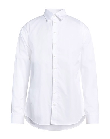 DSQUARED2 Solid colour shirt White 100% Cotton