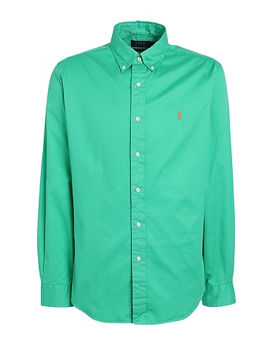 POLO RALPH LAUREN Solid colour shirt Green 100% Cotton