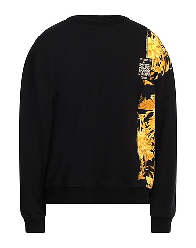 JUST CAVALLI Sweatshirt NERO 100% Cotton