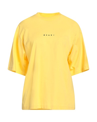 MARNI Oversize-T-Shirt Yellow 100% Cotton