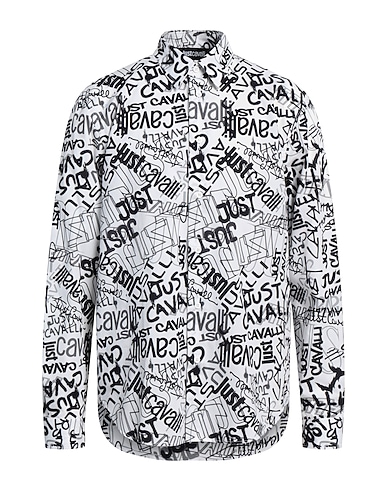 JUST CAVALLI Patterned shirt 100% Cotton