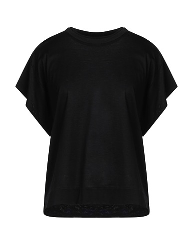 MOORER T-shirt Nero 100% Cotone