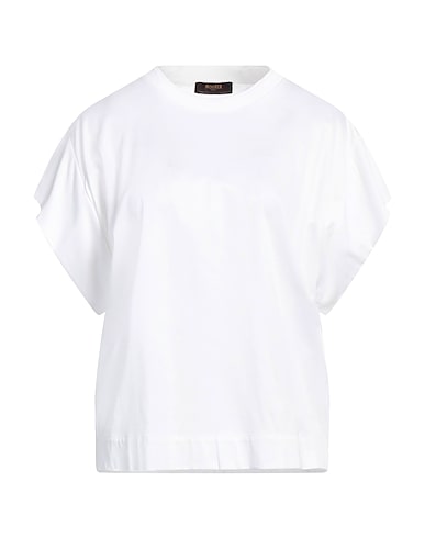 MOORER Basic T-Shirt White 100% Cotton