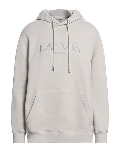 LANVIN Felpa Grigio chiaro 100% Cotone, Poliestere, Elastan
