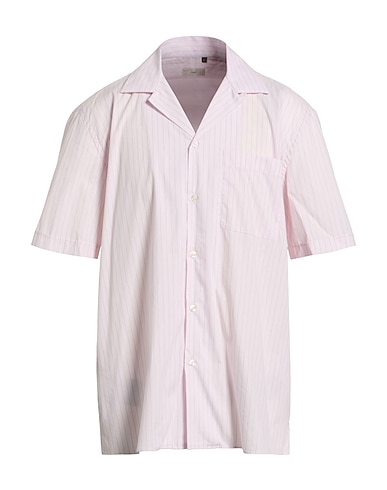 LIU •JO MAN Striped shirt ROSA CHIARO 75% Cotton, 21% Nylon, 4% Elastane