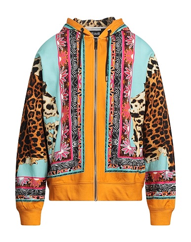 JUST CAVALLI Hooded sweatshirt Sky blue 100% Cotton