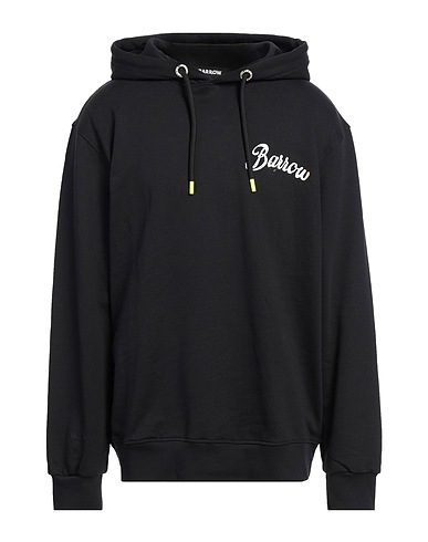 BARROW Hooded track jacket  Black 100% Cotton