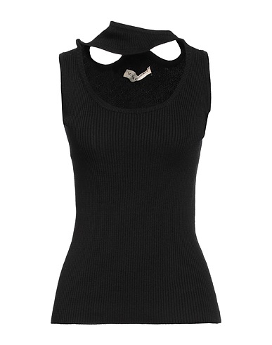 Y/PROJECT Tank top Black 87% Cotton, 11% Polyamide, 2% Elastane