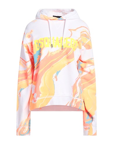 DSQUARED2 Hooded sweatshirt White 100% Cotton