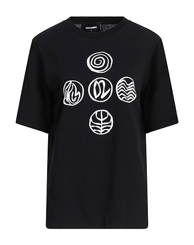 DSQUARED2 T-shirt Black 100% Cotton