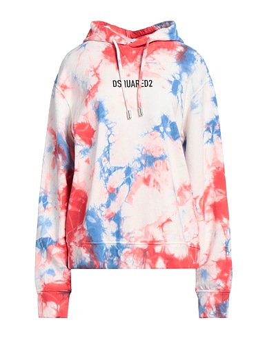 DSQUARED2 Hooded track jacket  White 100% Cotton