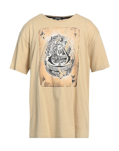TRUSSARDI ACTION T-shirt Beige 90% Cotton, 10% Polyamide