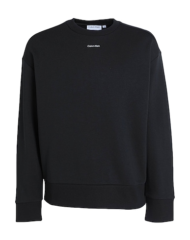 CALVIN KLEIN Sweatshirt Schwarz 70% Baumwolle, 20% Modal, 10% Polyester