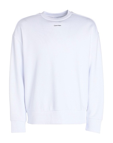 CALVIN KLEIN Felpa Bianco 70% Cotone, 20% Modal, 10% Poliestere