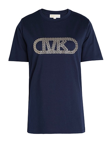 MICHAEL MICHAEL KORS T-shirt Blu navy 100% Cotone organico