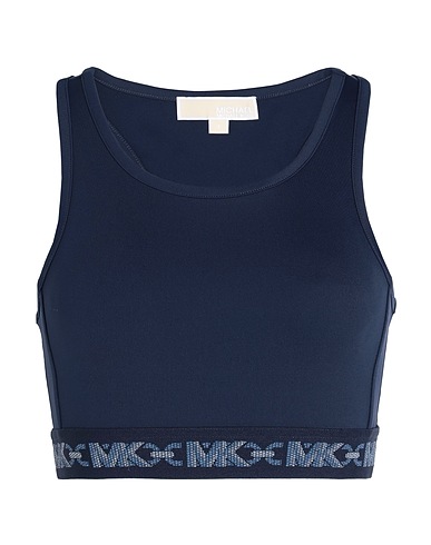 MICHAEL MICHAEL KORS Top Navy blue 81% Recycled nylon, 19% Elastane