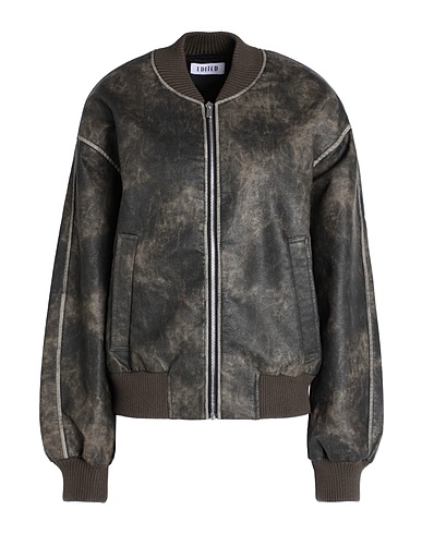 EDITED Bomberjacke Monisha Bomber
 Dunkelbraun 90% Polyester, 8% Baumwolle, 2% Viskose, Polyurethan