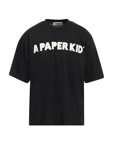 A PAPER KID T-Shirt Schwarz 100% Baumwolle