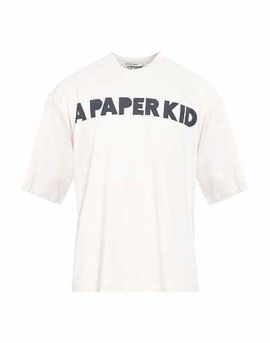 A PAPER KID T-shirt Beige 100% Coton
