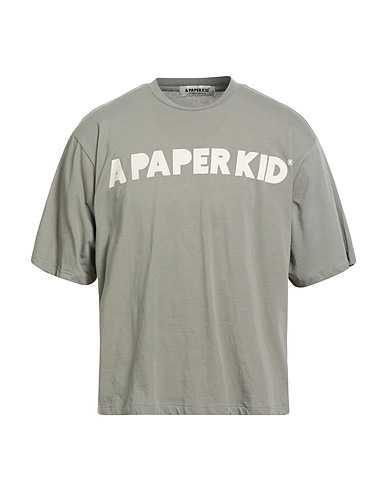 A PAPER KID T-shirt Sage green 100% Cotton