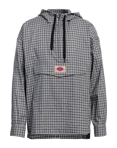 MOSCHINO Kariertes Hemd Braungrau 100% Baumwolle