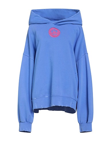 BARROW Hooded sweatshirt Slate blue 100% Cotton