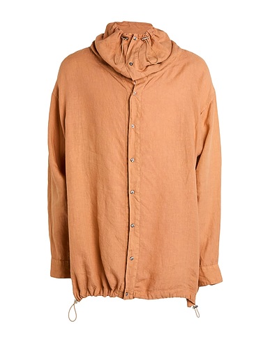 EMPORIO ARMANI Solid colour shirt 100% Linen