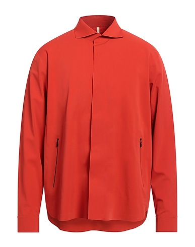 EMPORIO ARMANI Camicia tinta unita Ruggine 75% Poliammide, 25% Elastan