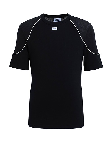 GCDS T-shirt Nero 100% Cotone