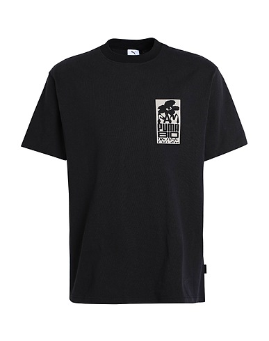 PUMA x P.A.M. PERKS AND MINI T-shirt PUMA x P.A.M. Graphic Tee  Black 71% Cotton, 29% Polyester