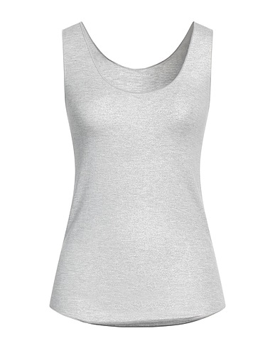 MAJESTIC FILATURES Tank top GRIGIO CHIARO 94% Viscose, 6% Elastane