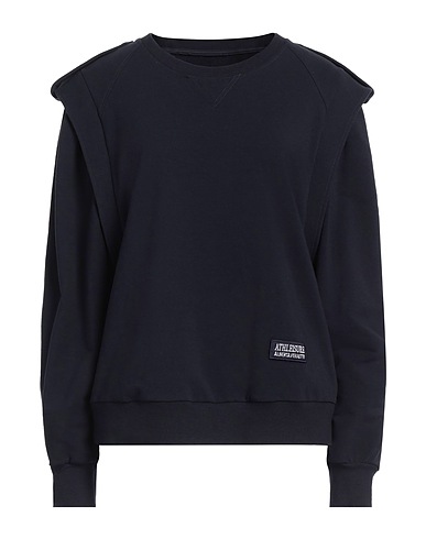 ALBERTA FERRETTI Sweatshirt Navy blue 95% Cotton, 5% Elastane