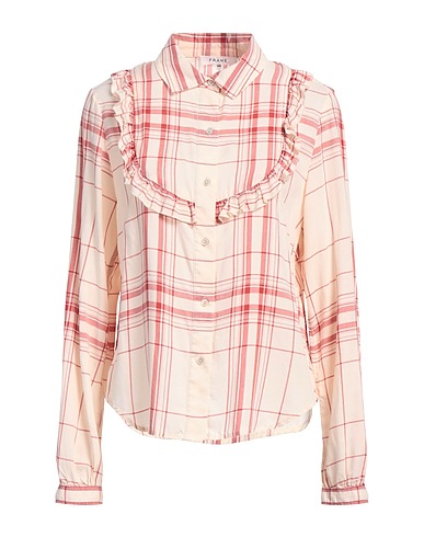 FRAME Checked shirt Beige 100% Tencel™