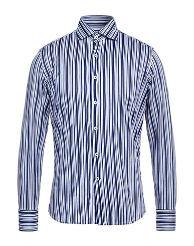 SONRISA Striped shirt Navy blue 100% Cotton