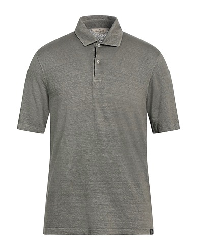 GRAN SASSO Polo Verde militare 97% Lino, 3% Elastan