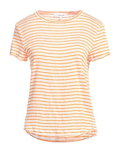 FRAME T-shirt Orange 100% Organic Linen