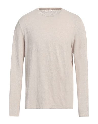 MAJESTIC FILATURES Sweater Beige 94% Linen, 6% Elastane