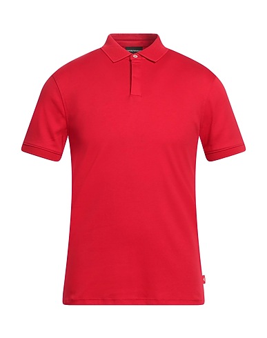 EMPORIO ARMANI Polo shirt Red 100% Cotton