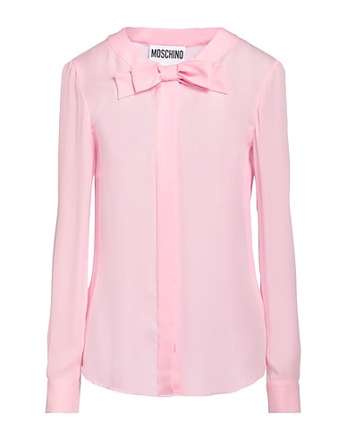 MOSCHINO Silk shirts & blouses Pink 100% Silk