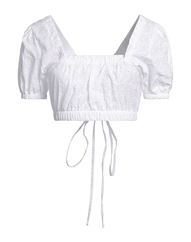DELFINA Top Bianco 100% Cotone