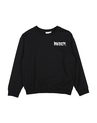 NAME IT® Sweatshirt Black 95% Organic cotton, 5% Elastane