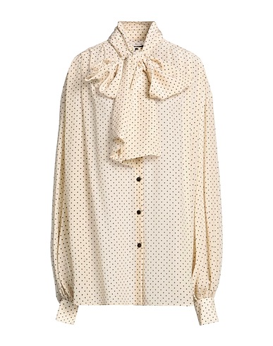 BALMAIN Patterned shirts & blouses Beige 100% Silk