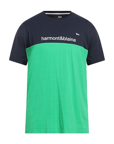 HARMONT & BLAINE T-shirt Navy blue 100% Cotton