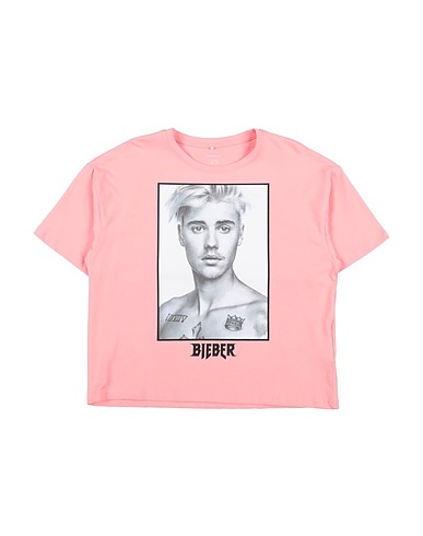 NAME IT® T-shirt Pink 95% Organic cotton, 5% Elastane